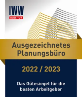 Ausgezeichnetes Planungsbüro Siegel
