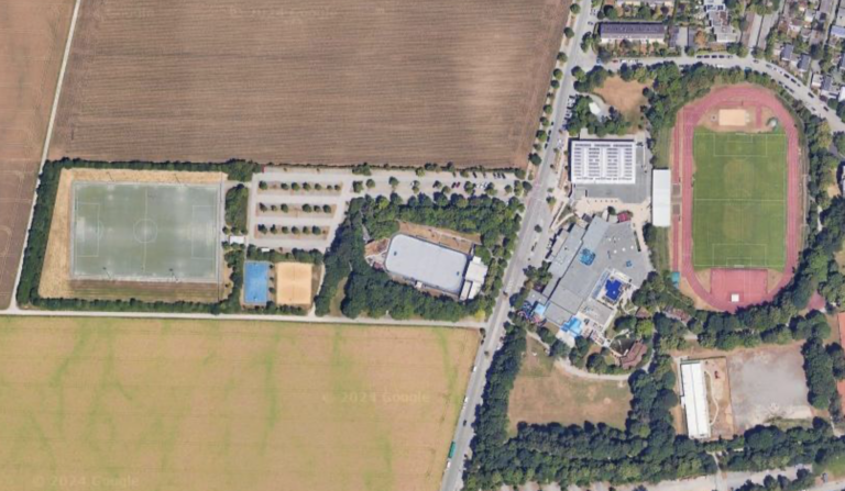 Screenshot Google Maps Eisbahn Ottobrunn