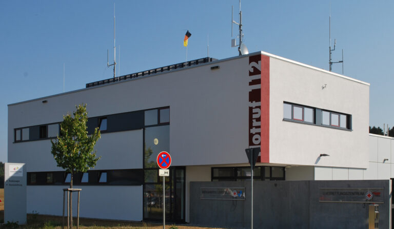 Gebäude Leitstelle Rettungsdienst und Feuerwehr in Villingen Schwellingen