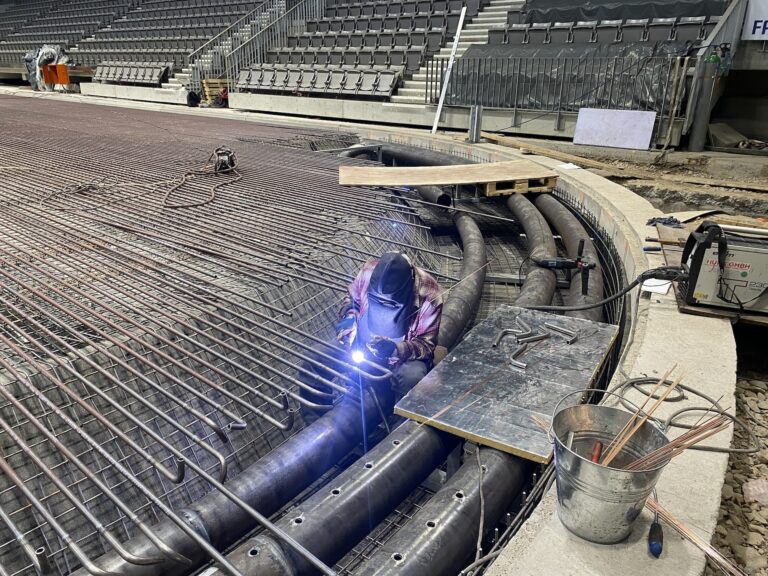 Helios Arena - Baustelle